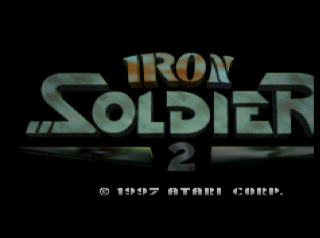 Iron Soldier 2 title screen for Jaguar CD
